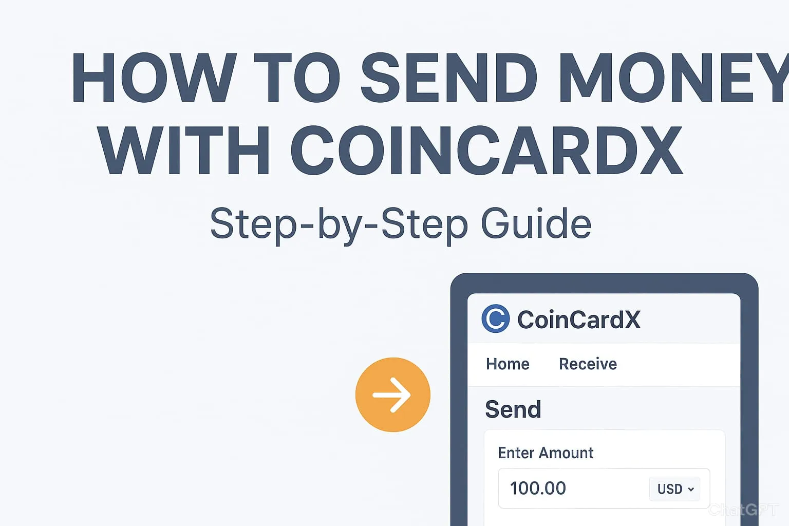 How to Send Money with CoinCardX a PayPal alternative
